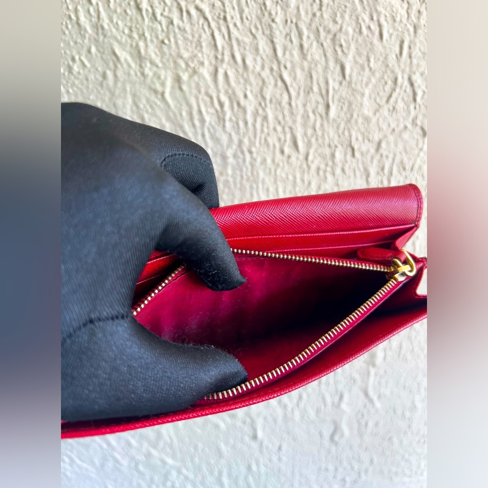 Prada Saffiano Leather Long Wallet - Picture 8 of 11